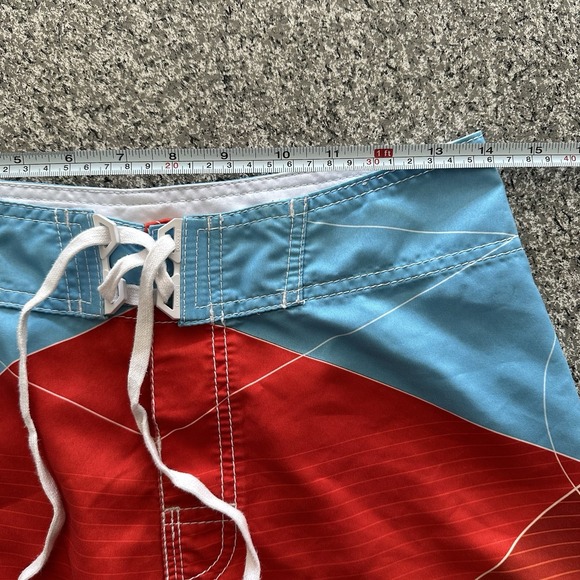 Billabong‎ Boardshorts Mens 28 Colorblock Striped 21" - Picture 6 of 9